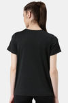 Enamor Relaxed Fitted Top - Black Mel Active Reflective — thumbnail 2